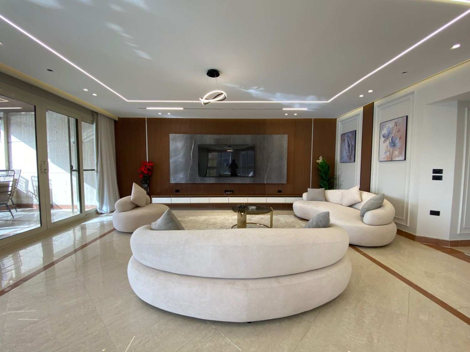 تشطيب الترا سوبر لوكس داخل شقة فندقية بالمنيل