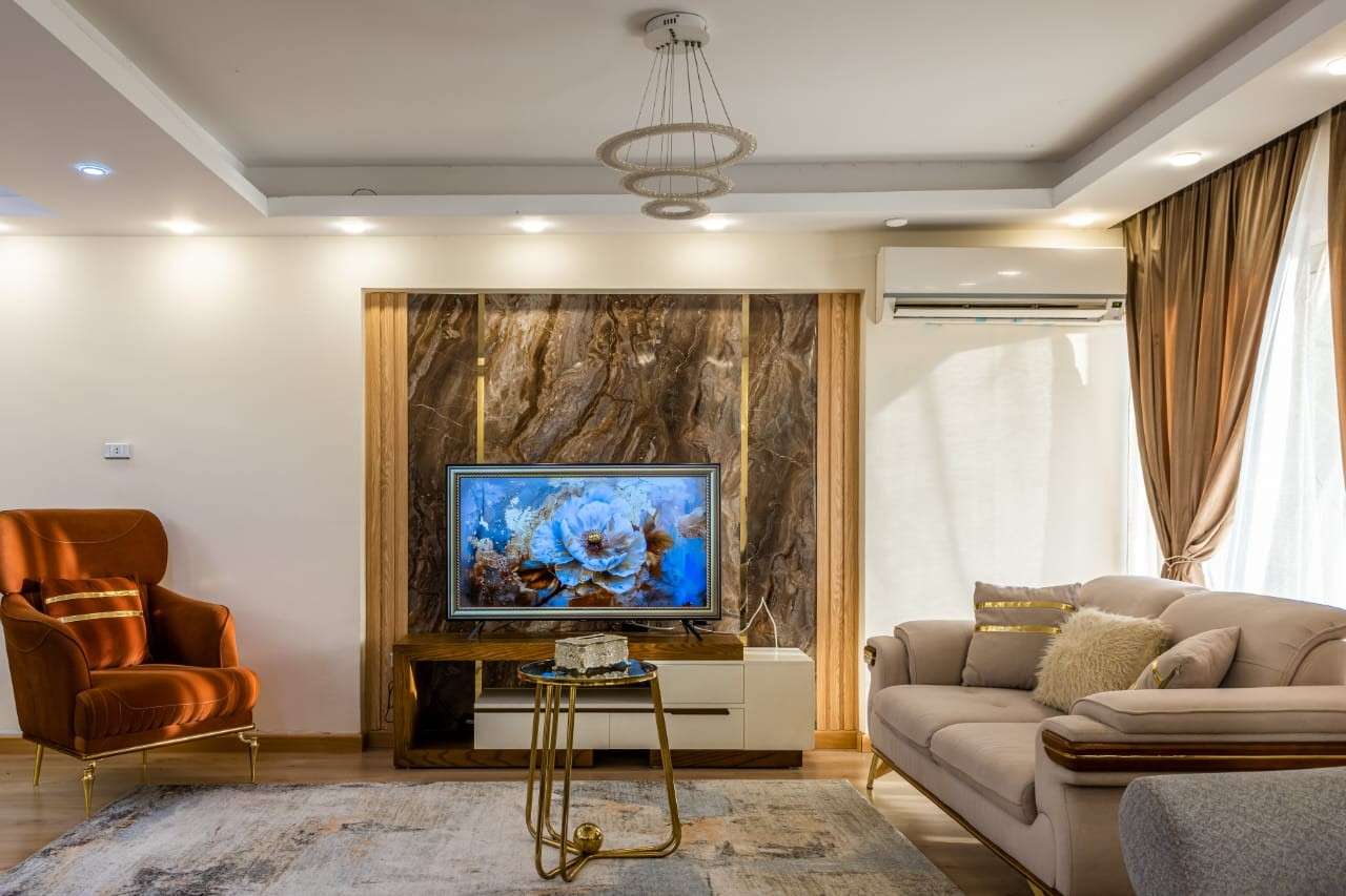 مساحة جلوس واسعة في شقه مفروشه للايجار مساحة جلوس واسعة في شقه مفروشه للايجار